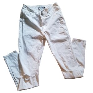 Ripped White Skinny Jeans (Size 7)
